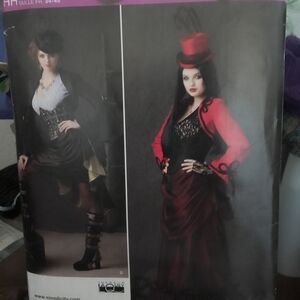 Gothic/Steampunk Ensemble Costume Pattern/Cosplay/Corset